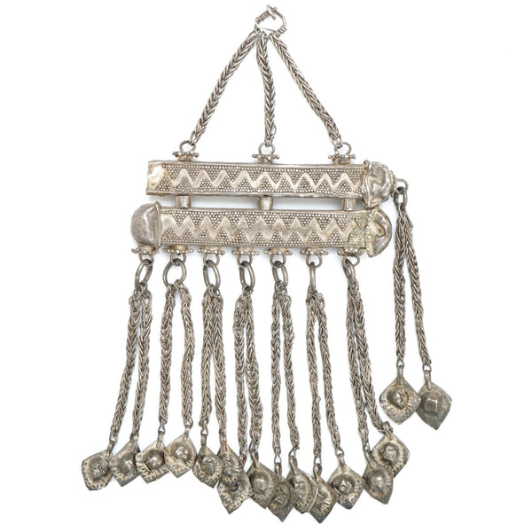 Double talisman holder Turkmen, 20 x 7 cms